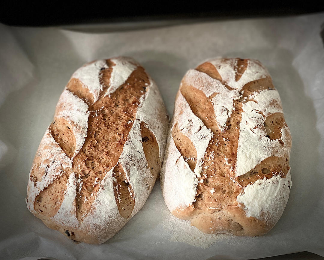 无油无糖减脂荞麦面包