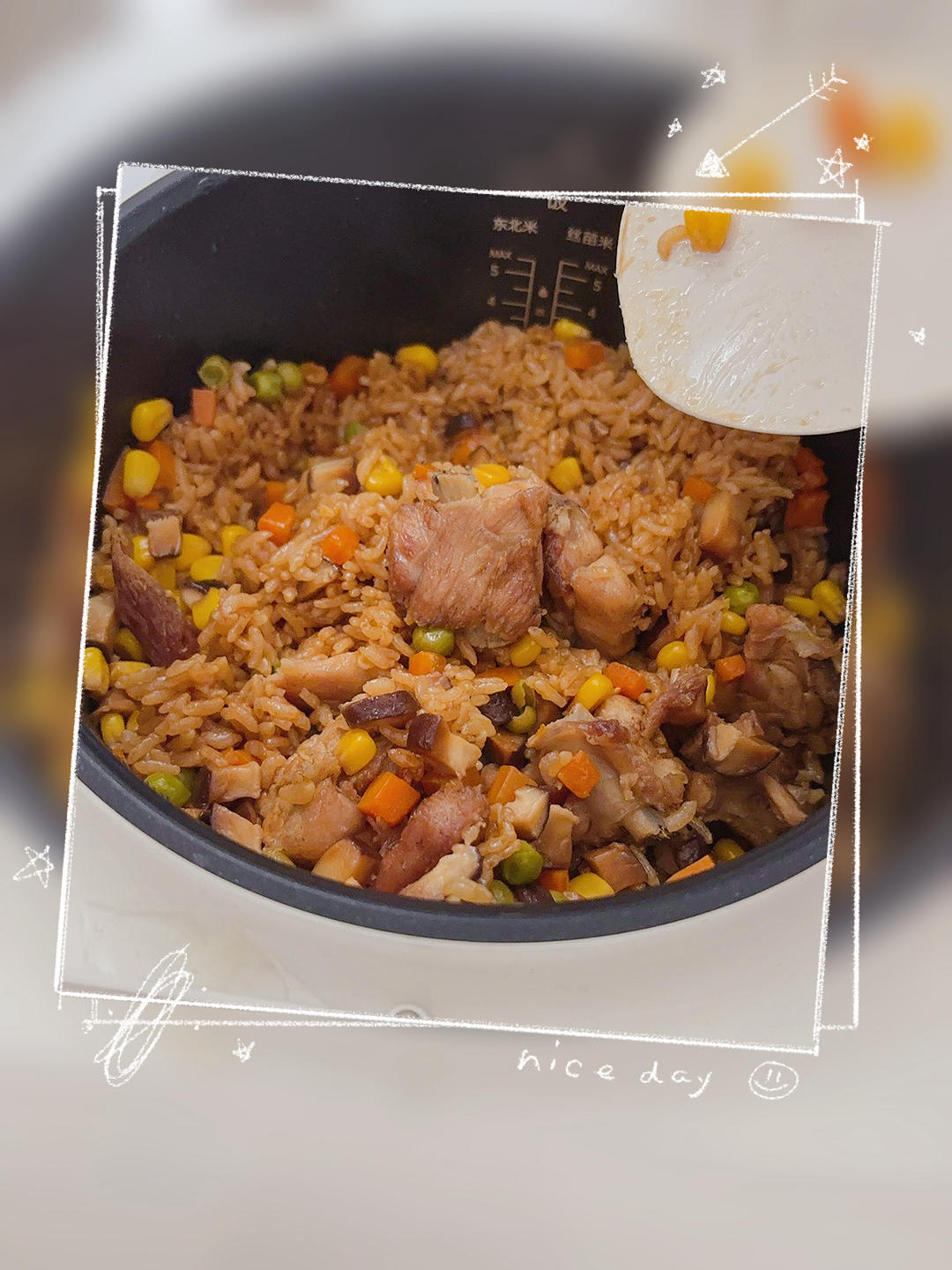 超好吃的懒人排骨焖饭♨️香迷糊了