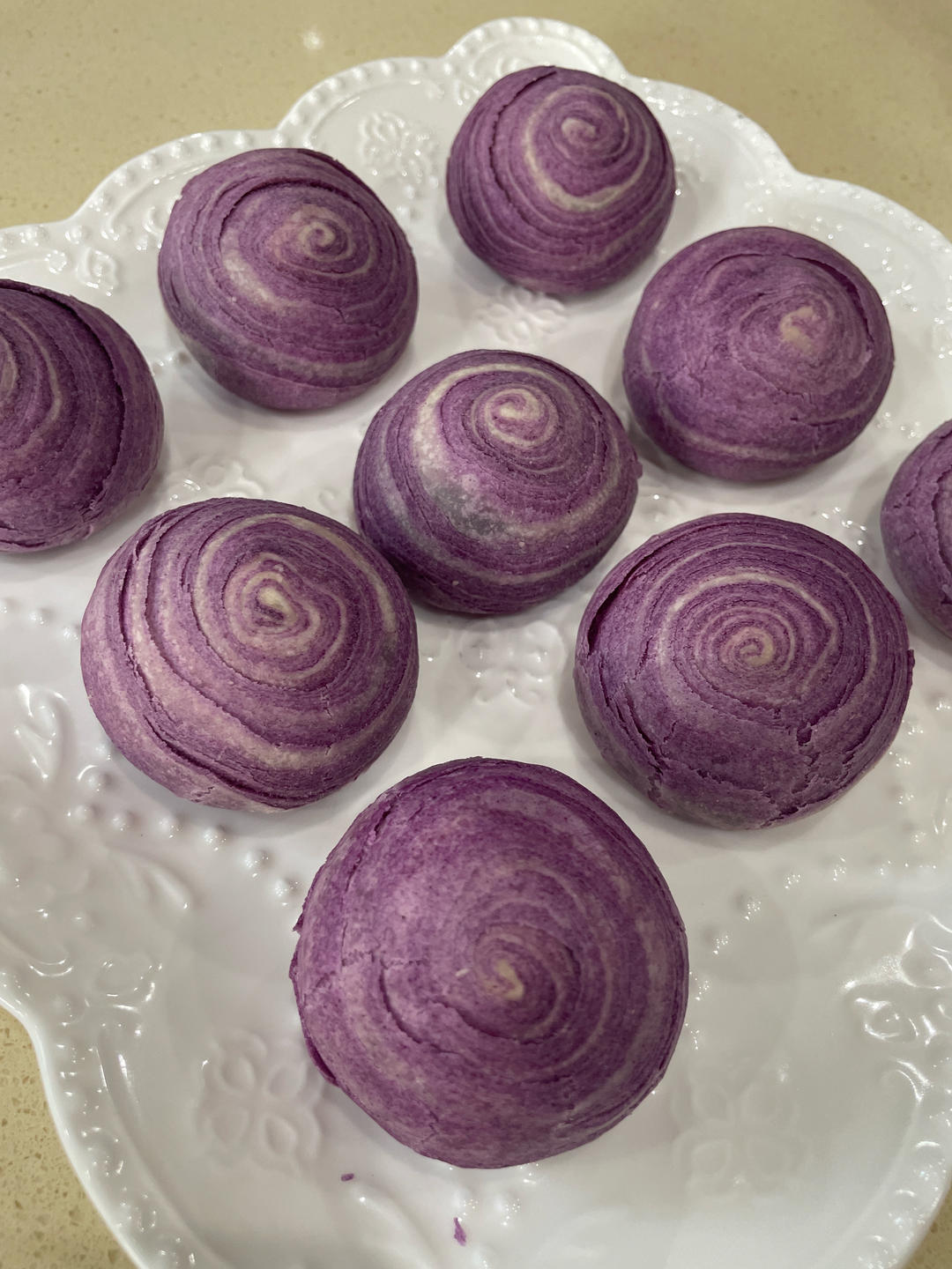 麻薯香芋酥/台湾大甲芋头酥(无猪油完美复刻2015.10修订各种抹茶酥、绿茶酥、蛋黄酥、紫薯酥通用哟）