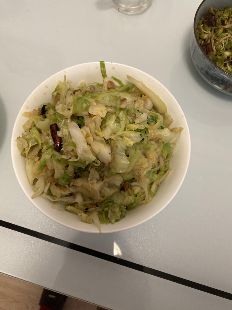 白灼蒜香甘蓝菜