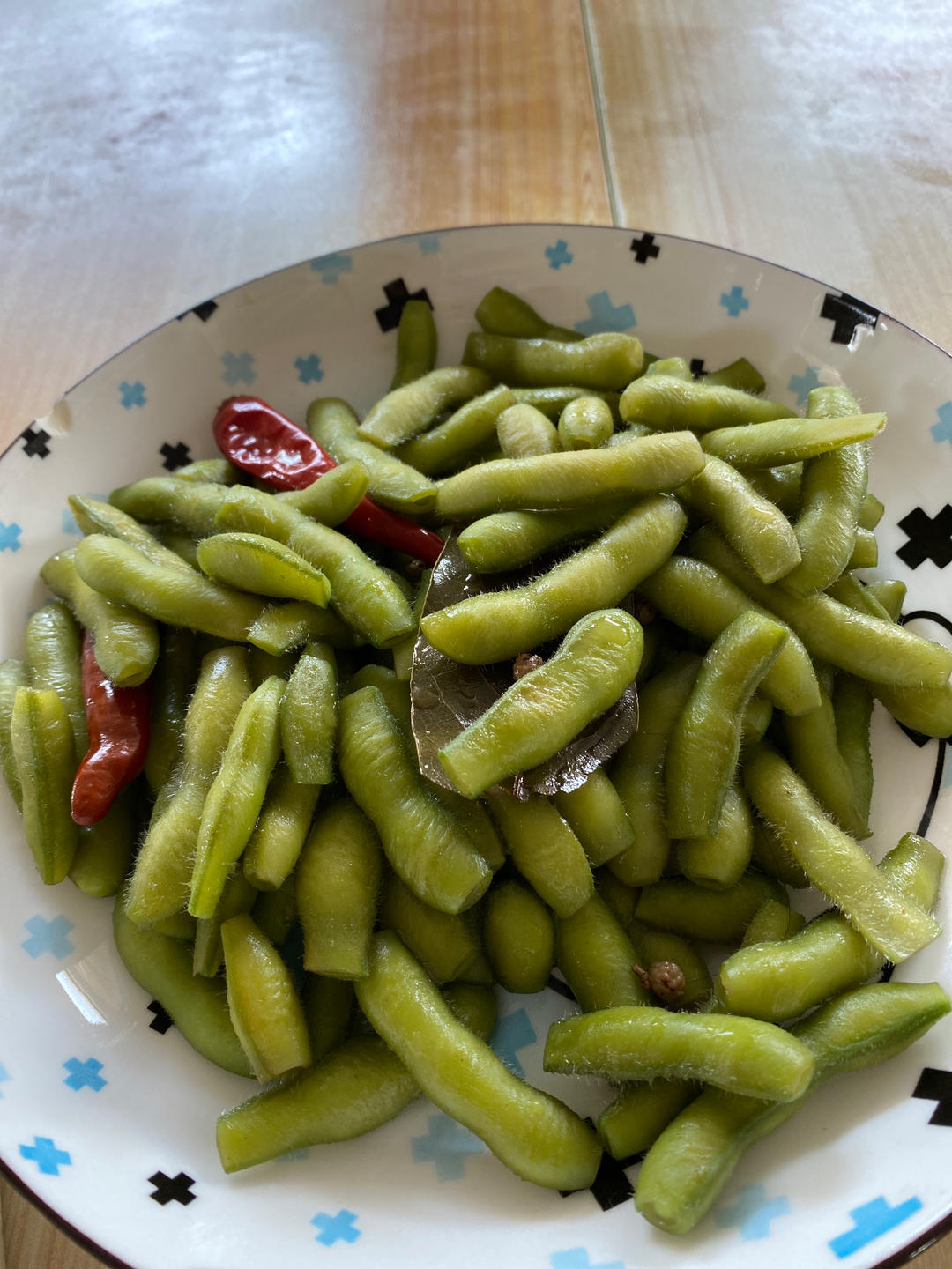 煮毛豆—不会变色版