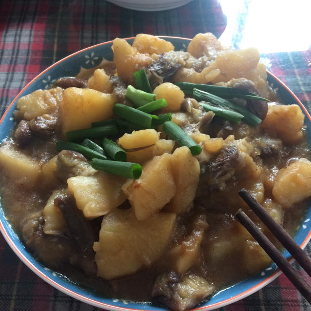 土豆炖茄子
