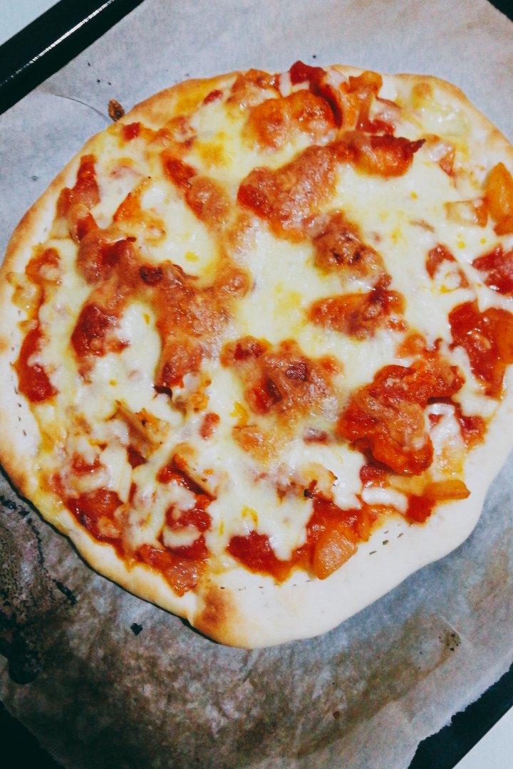 火焰莱莱做的披萨底pizzadough