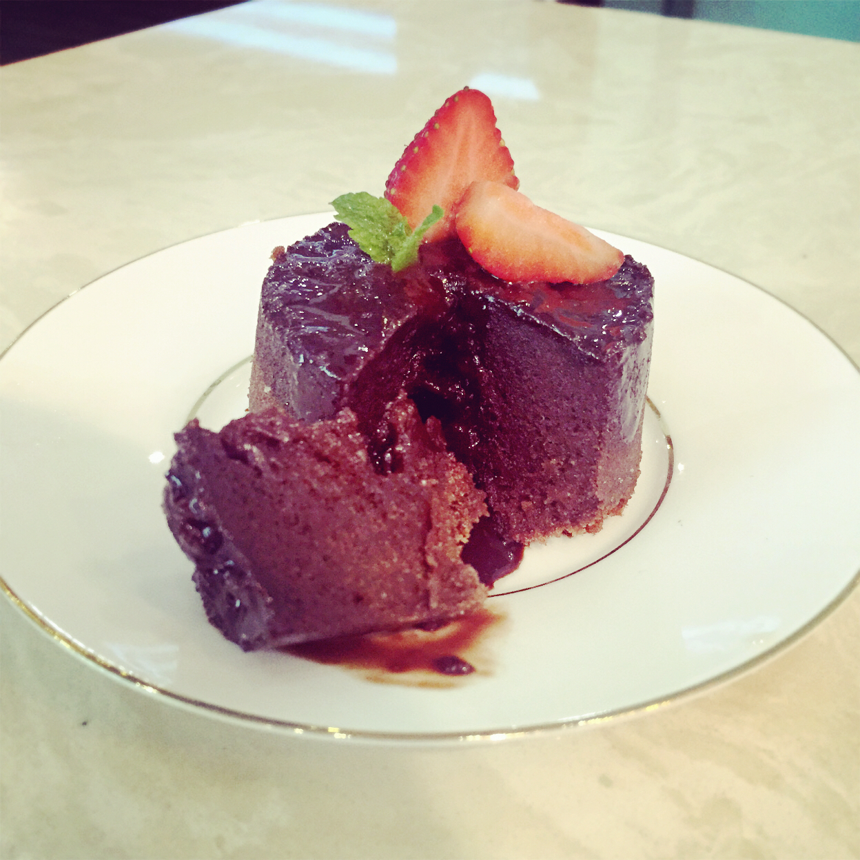 莫尼卡美食厨房：爆浆巧克力蛋糕