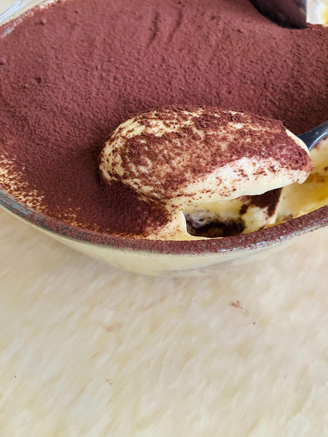 在欧洲学会的经典版提拉米苏