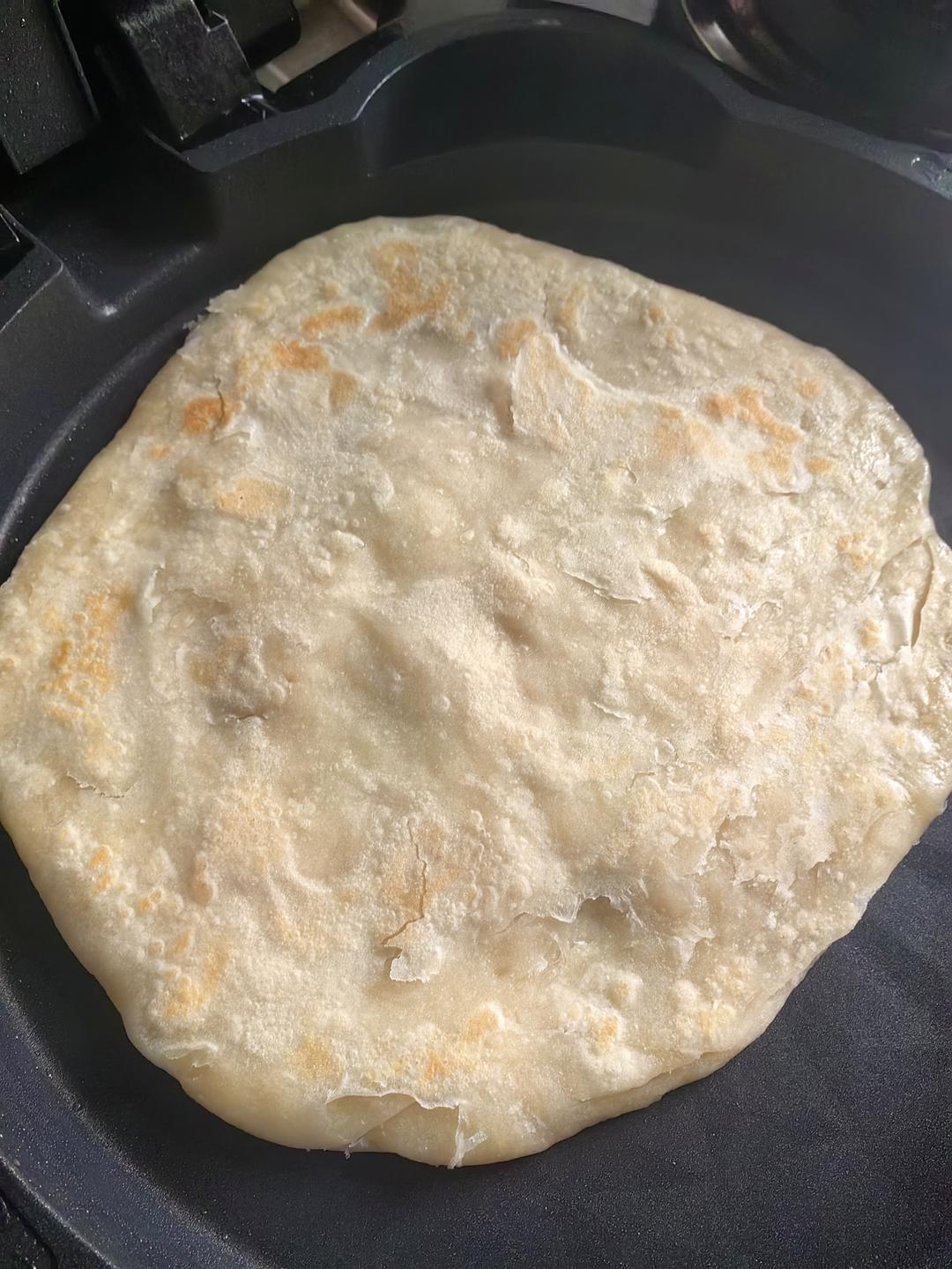 层次分明薄如蝉翼的家常基础烙饼