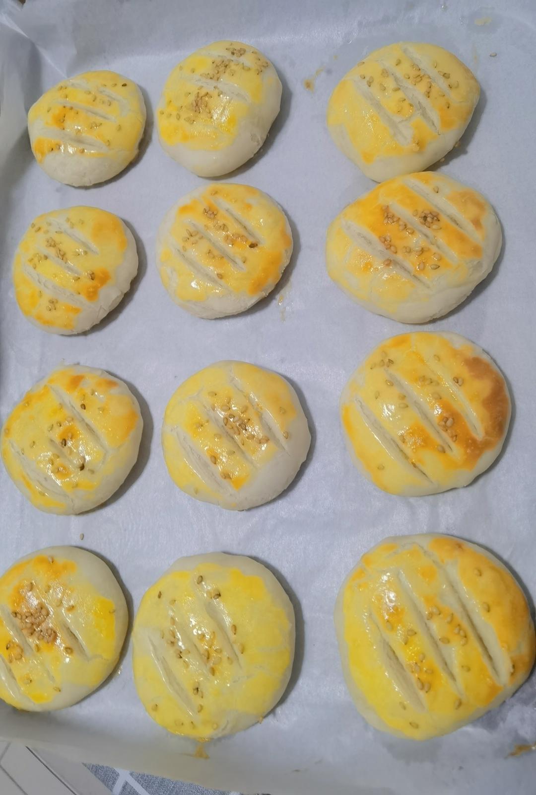 奶黄馅老婆饼【正宗美味0失败】