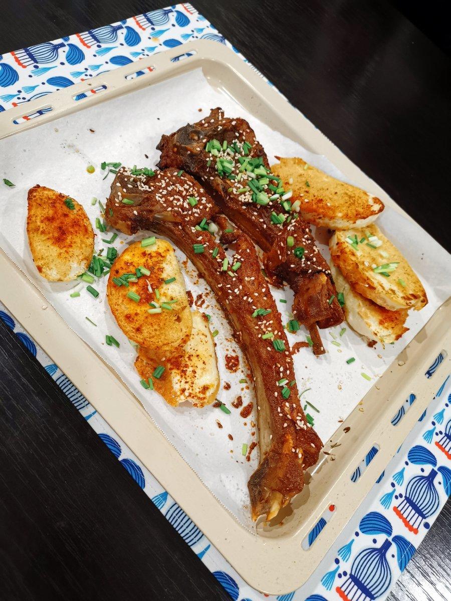 烤箱版的烤羊排