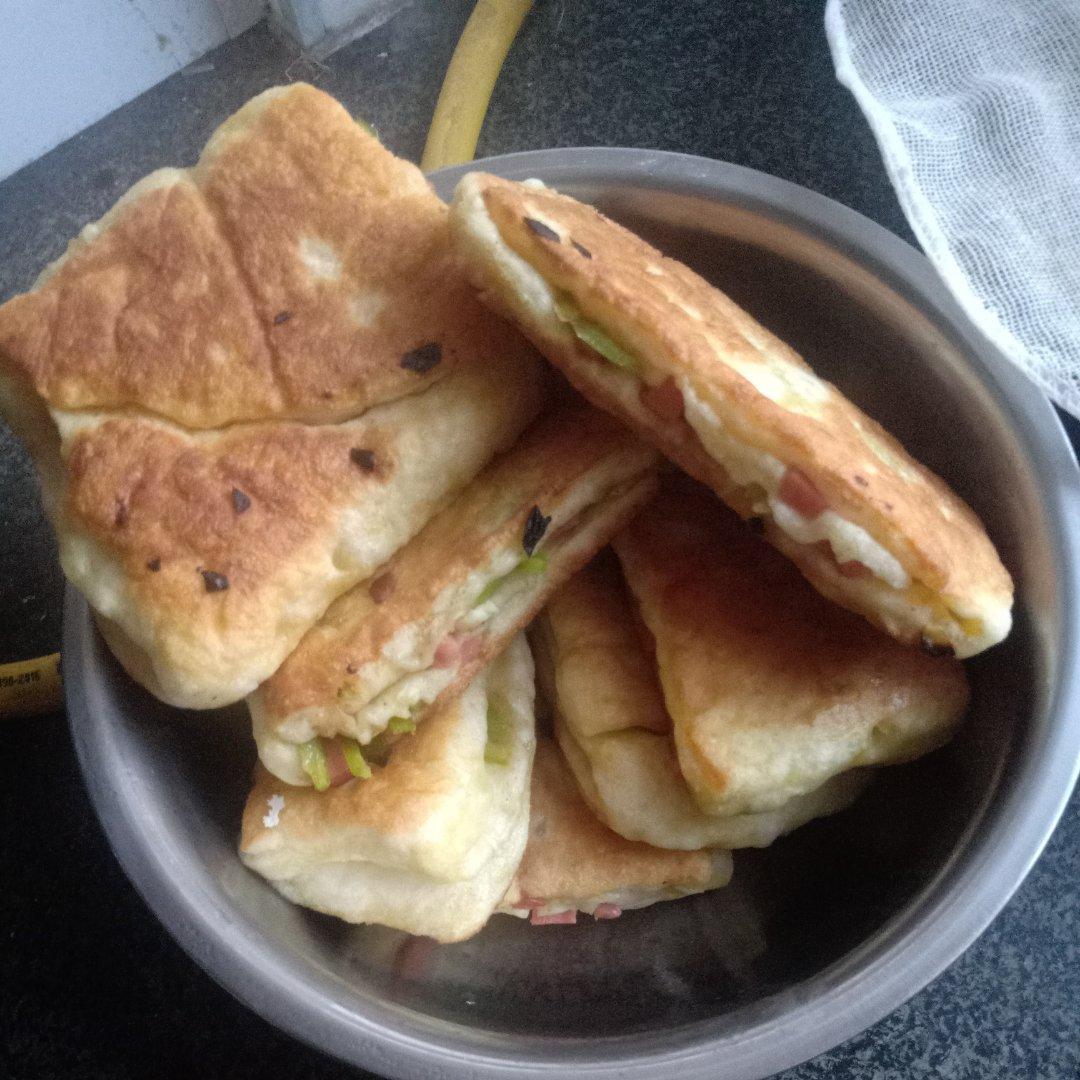 青椒土豆丝火腿饼—解锁学校食堂里的美食🌸