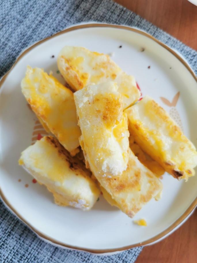 煎牛奶棒的做法