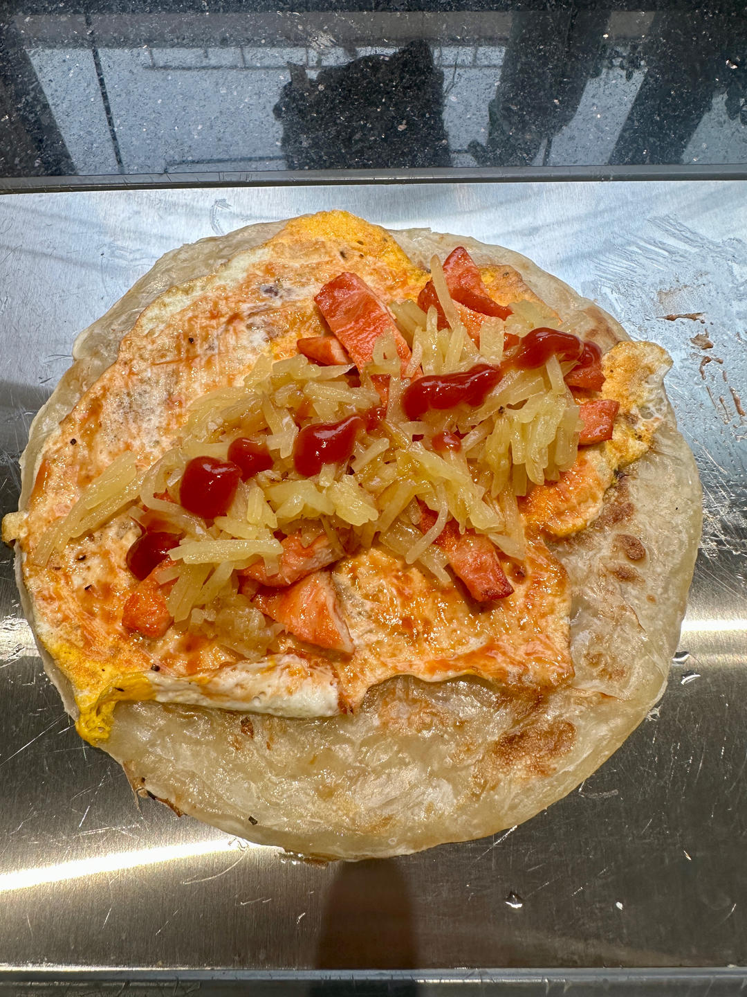 三分钟就可以做好孩子的早餐（手抓饼）