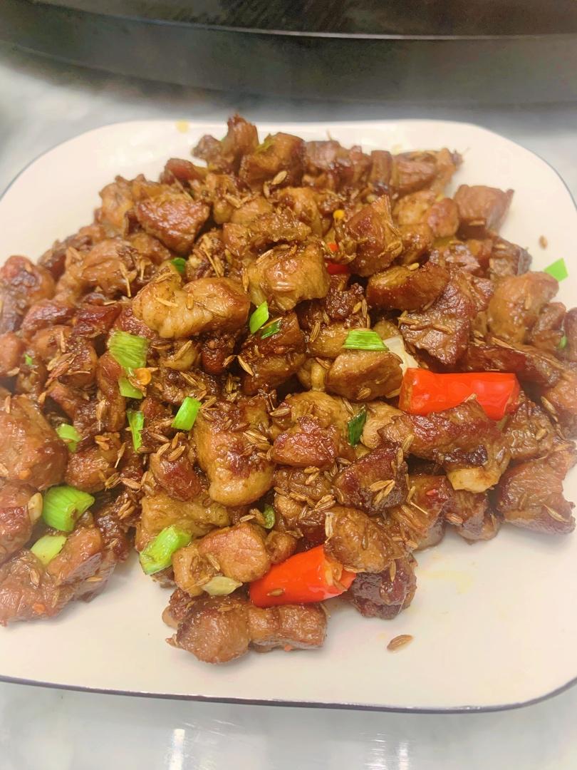 孜然羊肉粒（完爆）