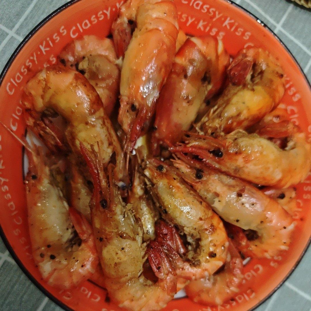 黄油胡椒虾(台湾美食)