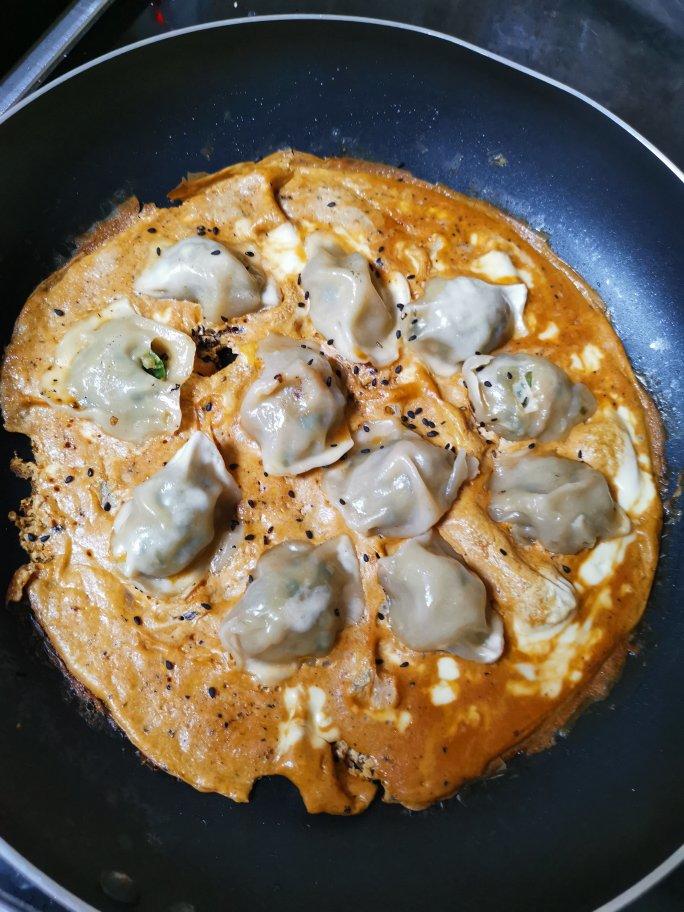 懒人快手抱蛋煎饺