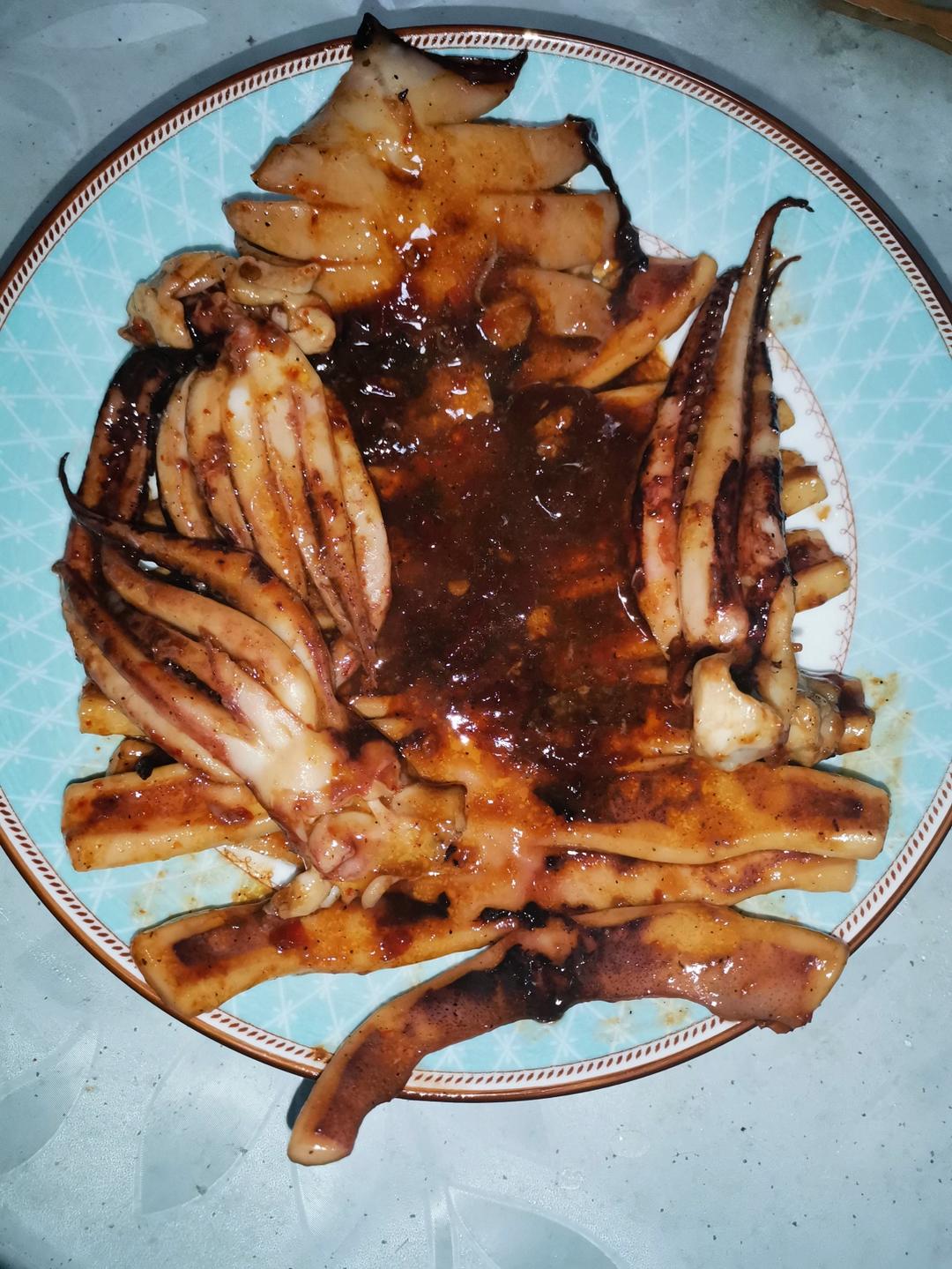 烤鱿鱼（烤箱版）秒杀铁板烧