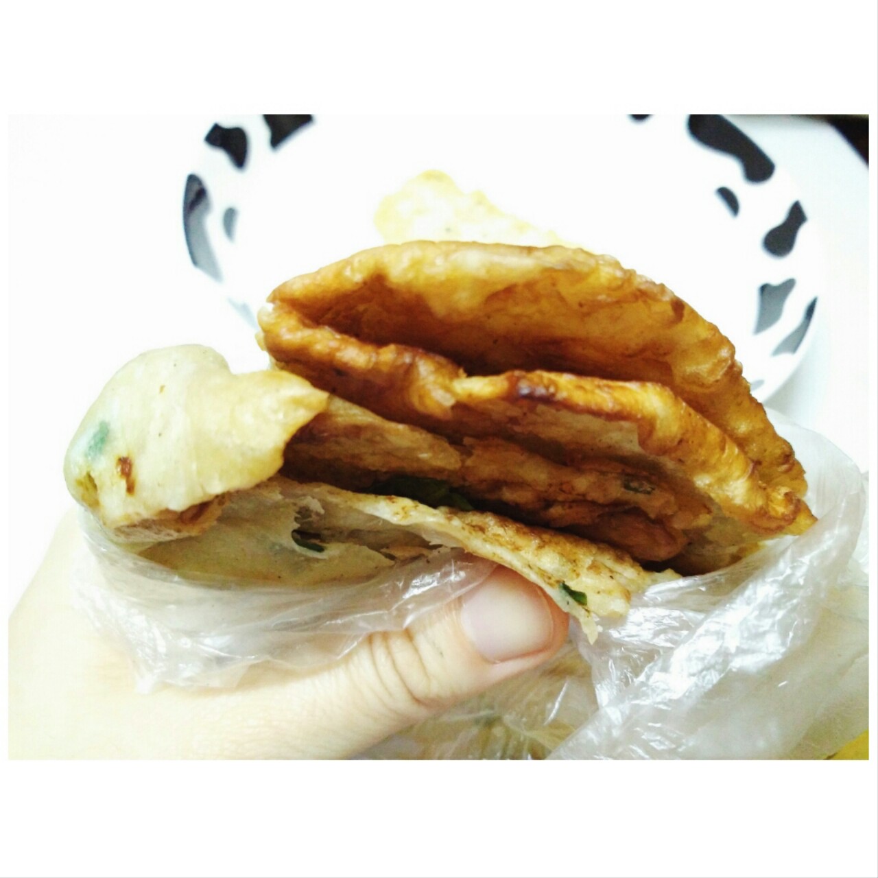 非常美味的葱油手抓饼（君之版）