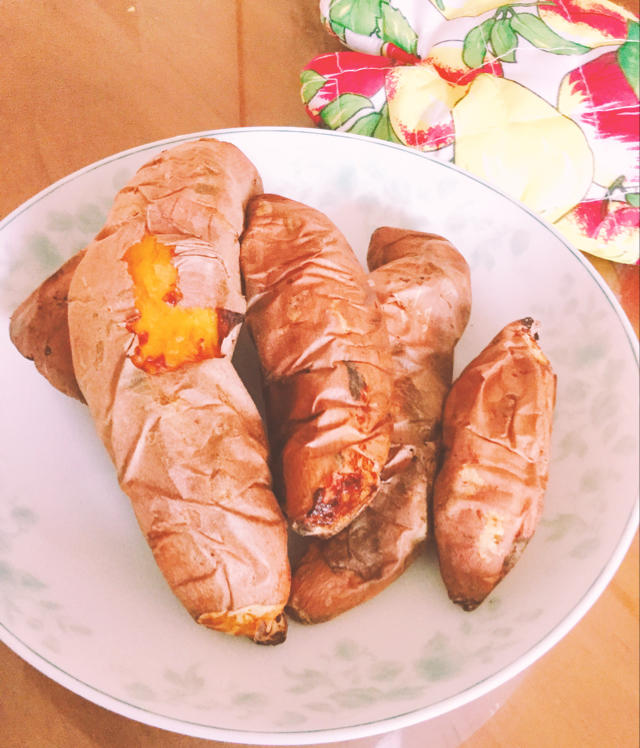 空气炸锅版烤地瓜（超快手）