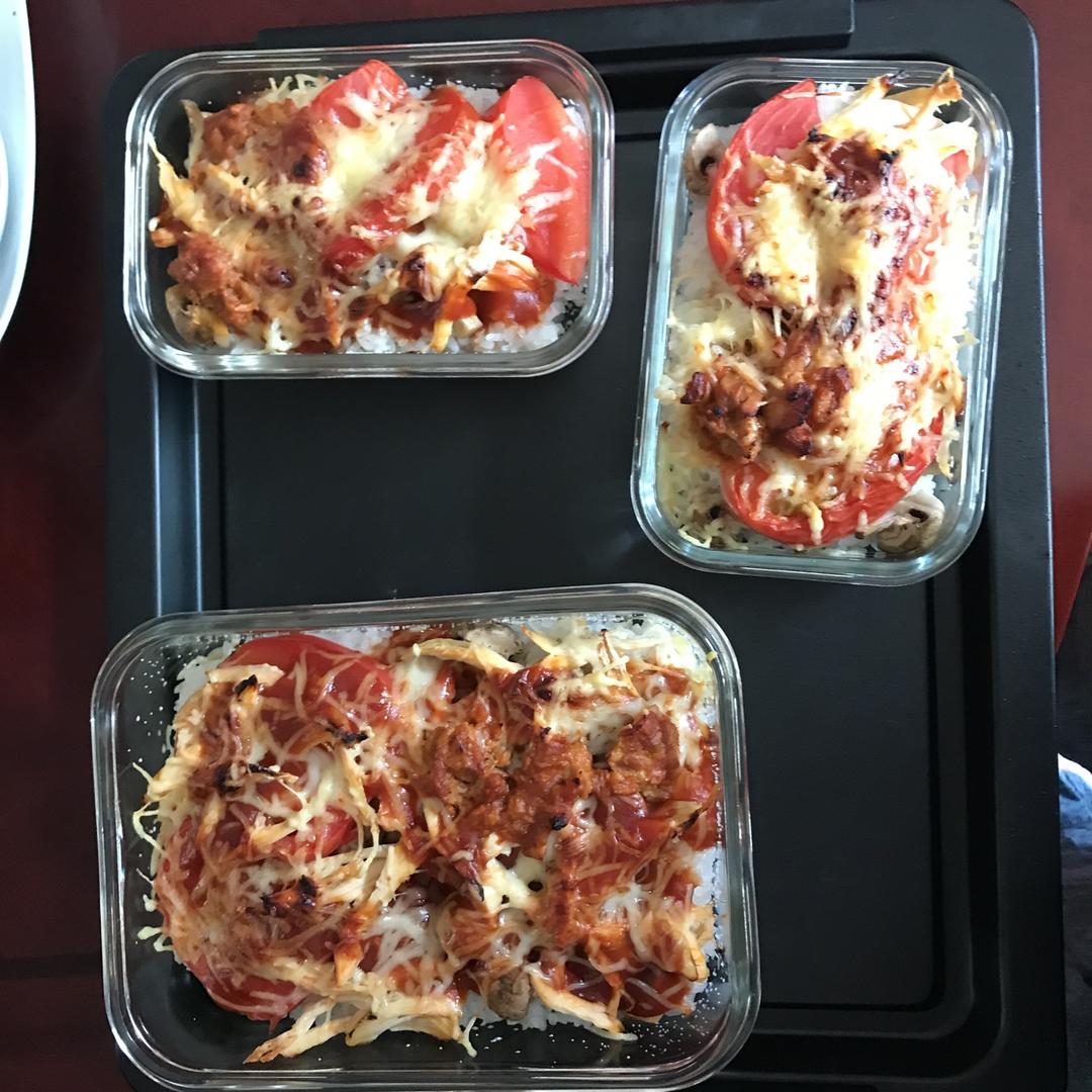 番茄鸡肉浓情焗饭【两人份】