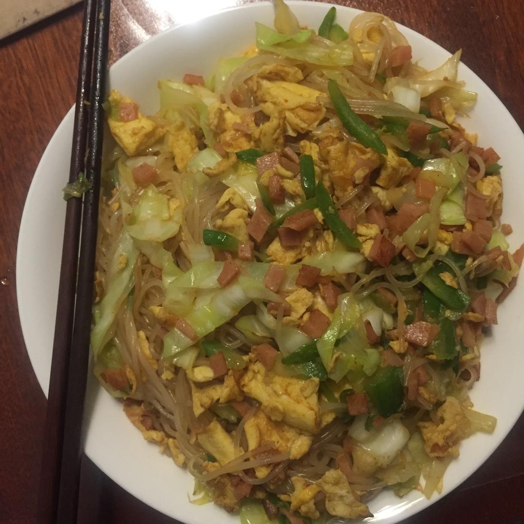 快手早餐炒粉干