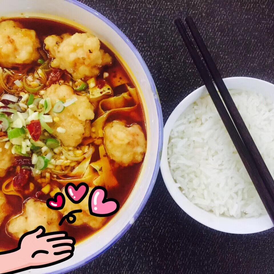 【自制水煮虾滑】