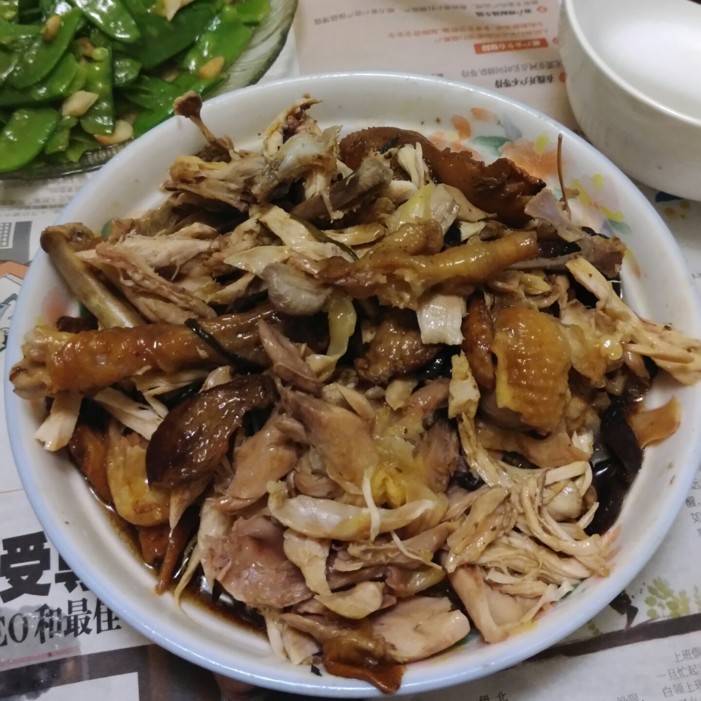 电饭锅简易版：盐焗手撕鸡