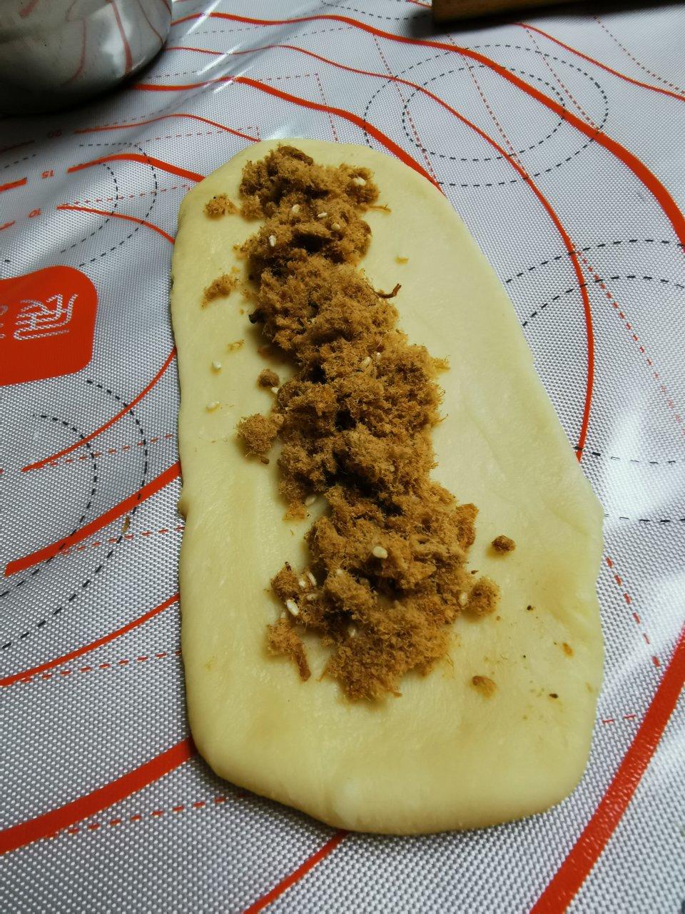 香葱火腿肉松面包