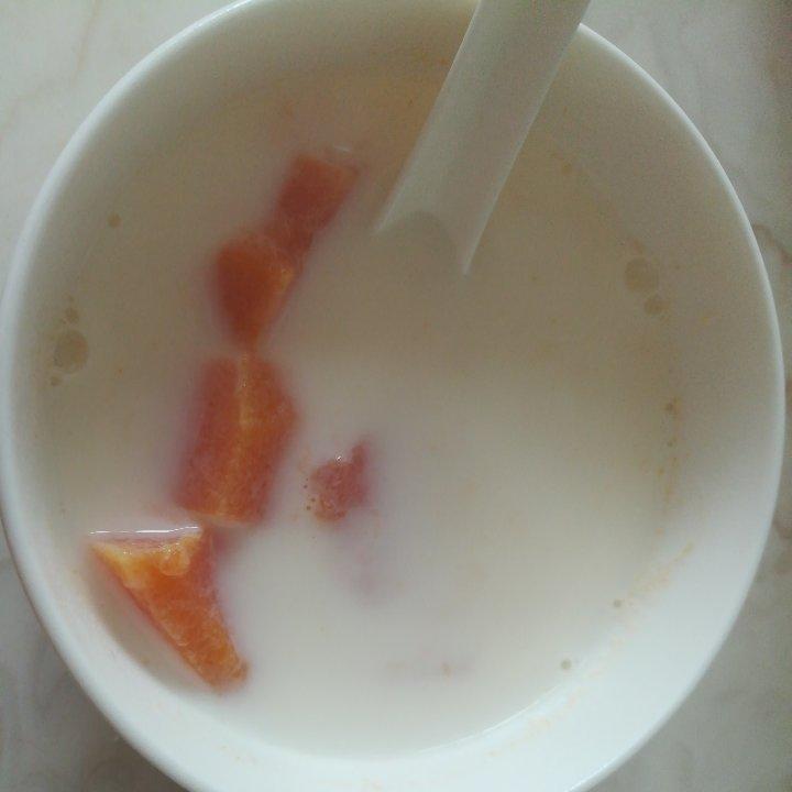 木瓜炖牛奶(下母乳)