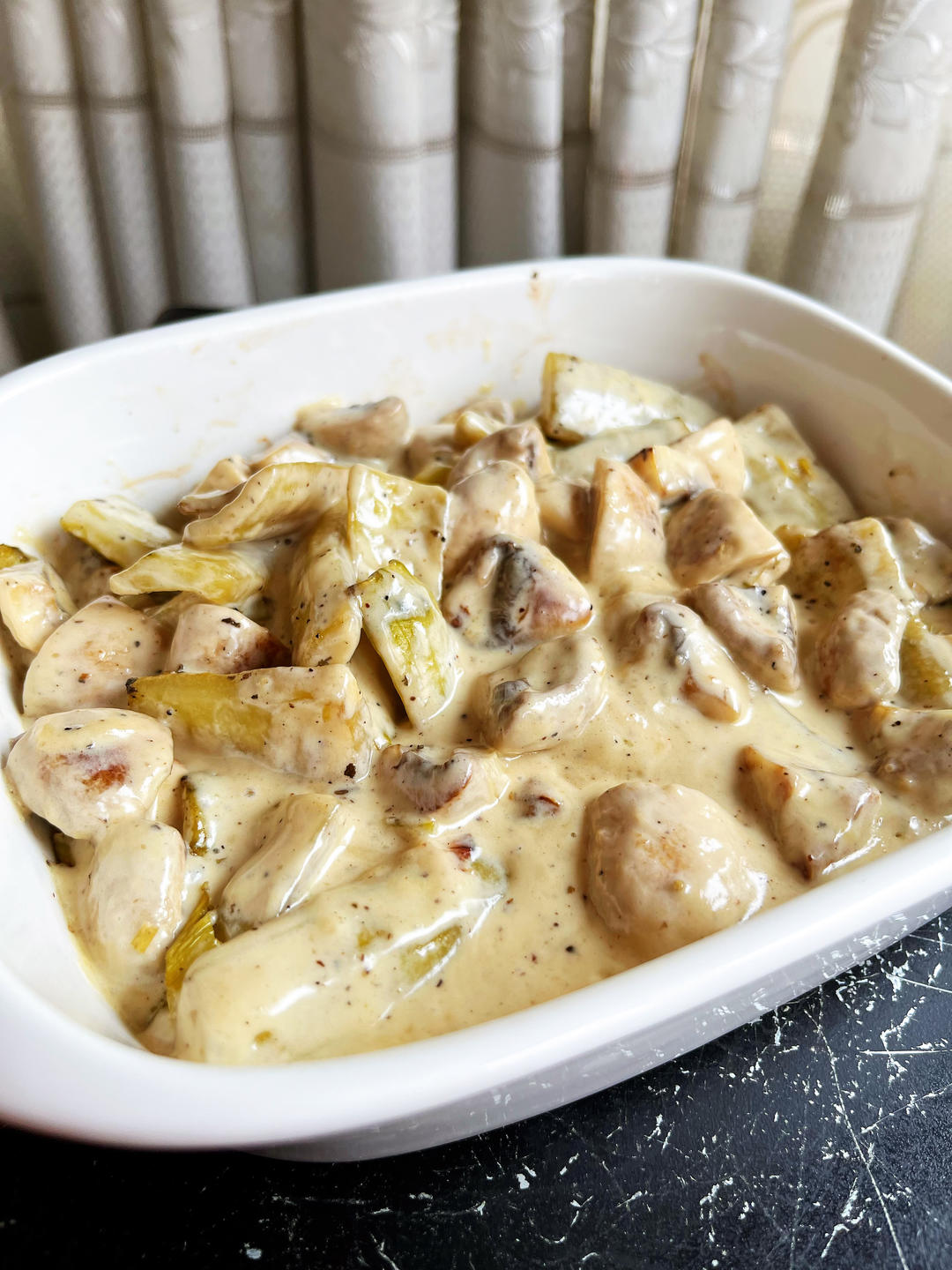 奶油蘑菇烤黄瓜的做法