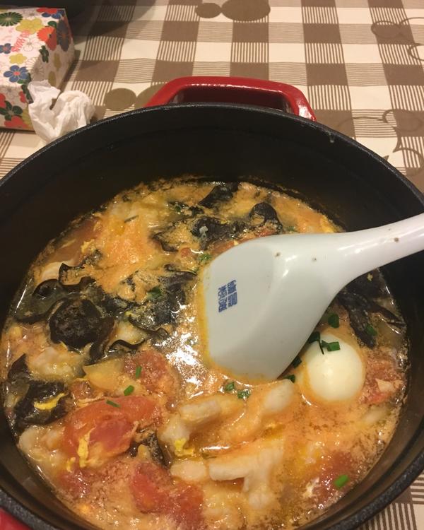 木耳番茄鱼片汤