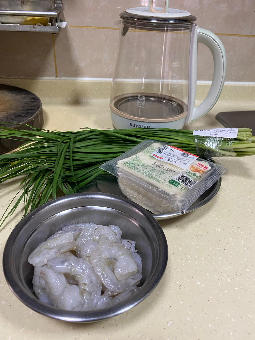 鲜虾韭菜鸡蛋小馄饨【9月北鼎养生壶食谱】