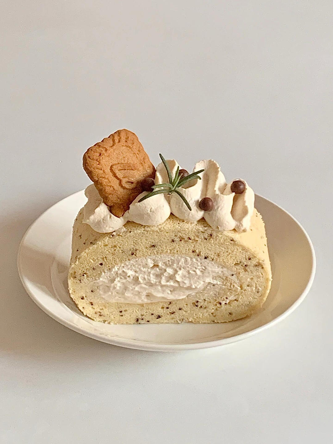 伯爵红茶蛋糕卷🍨🍰烤出了完美毛巾面的蛋糕卷(๑•̀ㅂ•́)و✧的做法 步骤3