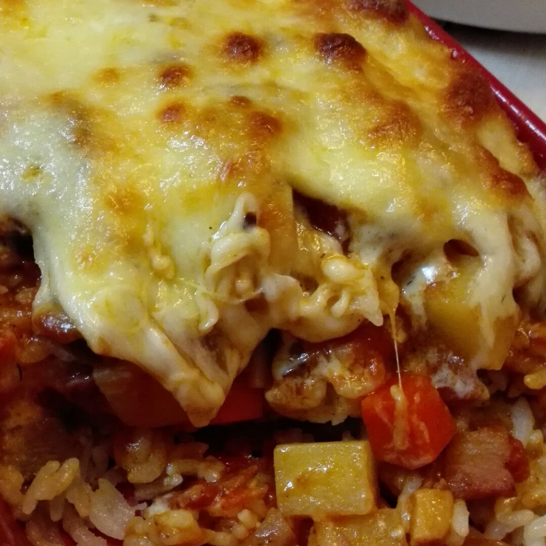 番茄鸡肉浓情焗饭【两人份】