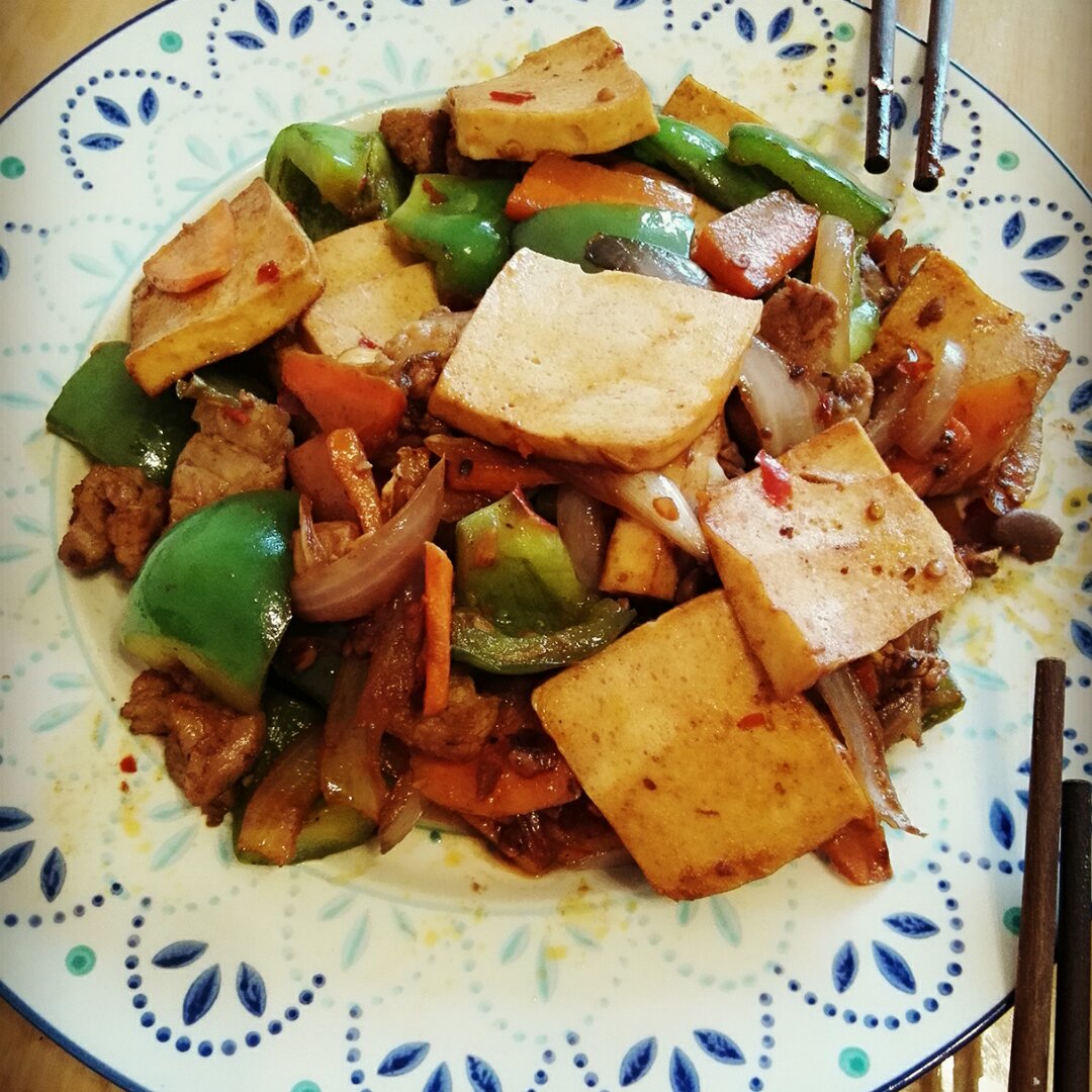 干锅千页豆腐