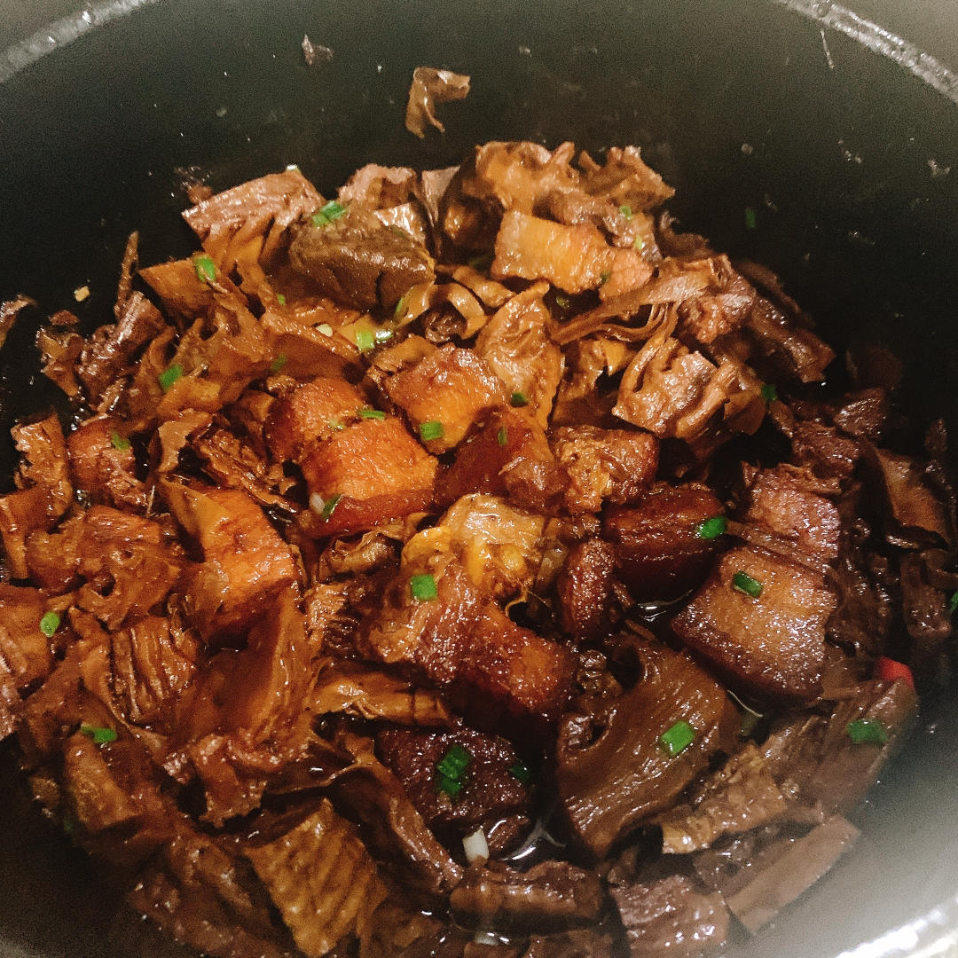 绝对下饭的笋干烧肉
