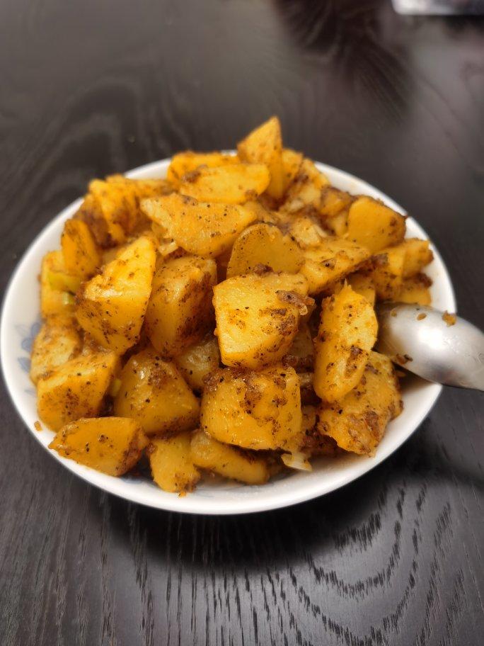 巨开胃，巨好吃💥秒杀路边摊❗️超级下饭的香辣孜然土豆❗️想吃的学起来，保证你喜欢。