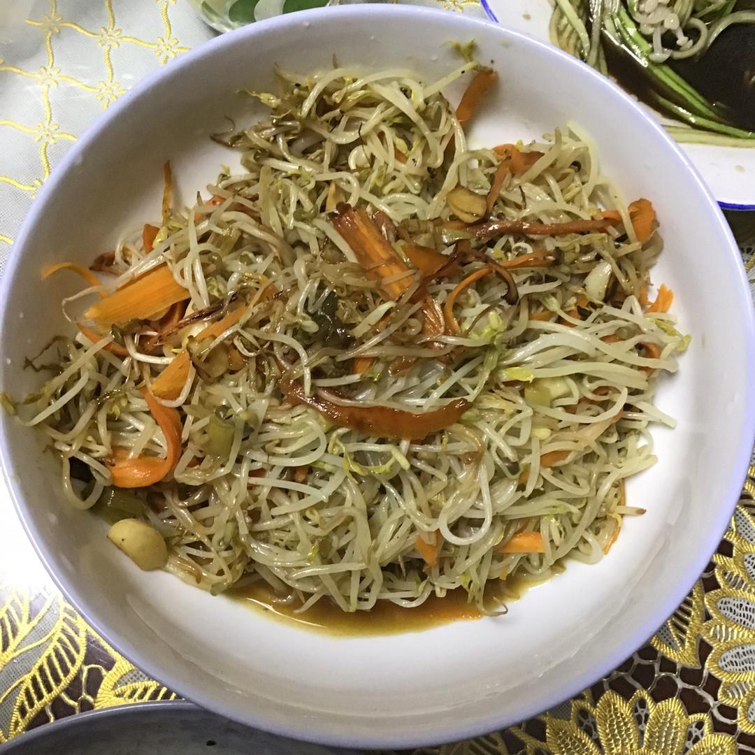 爆炒绿豆芽