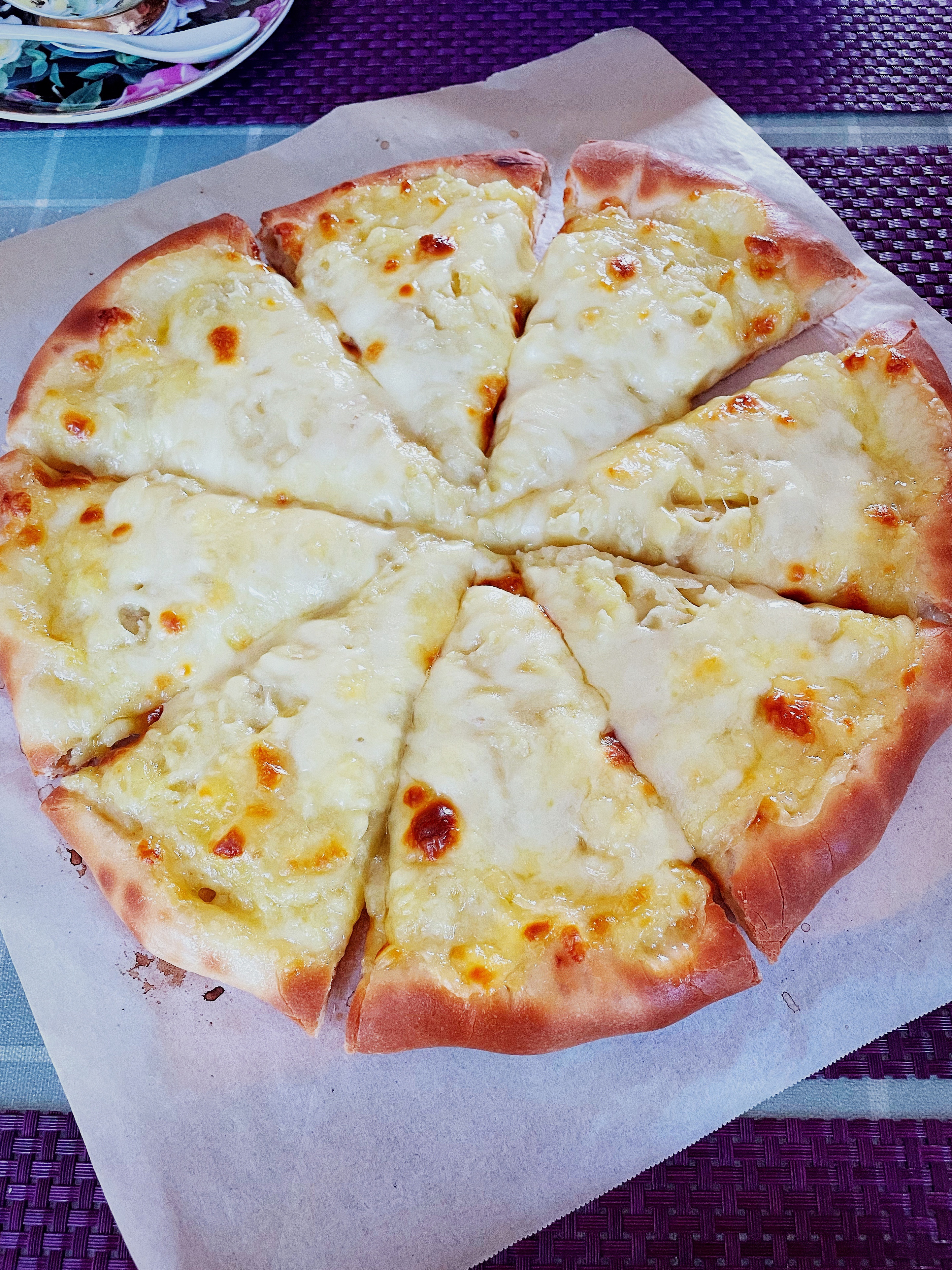 料超级足超级好吃的榴莲披萨（含随吃随做饼皮保存）的做法