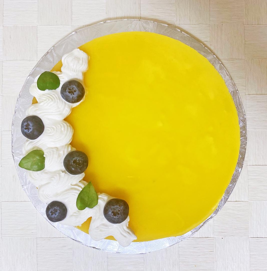 芒果酸奶慕斯加镜面 （8寸）