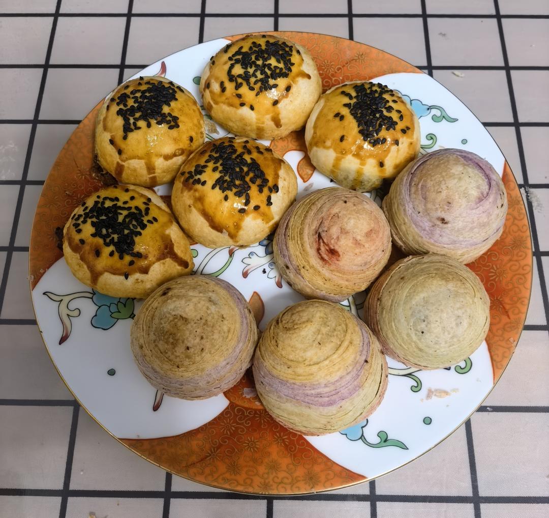 自用方螺旋红豆酥