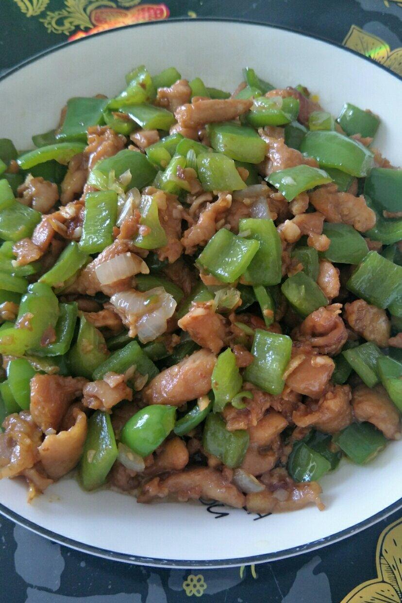 青椒炒鸡腿肉（大厨级别）