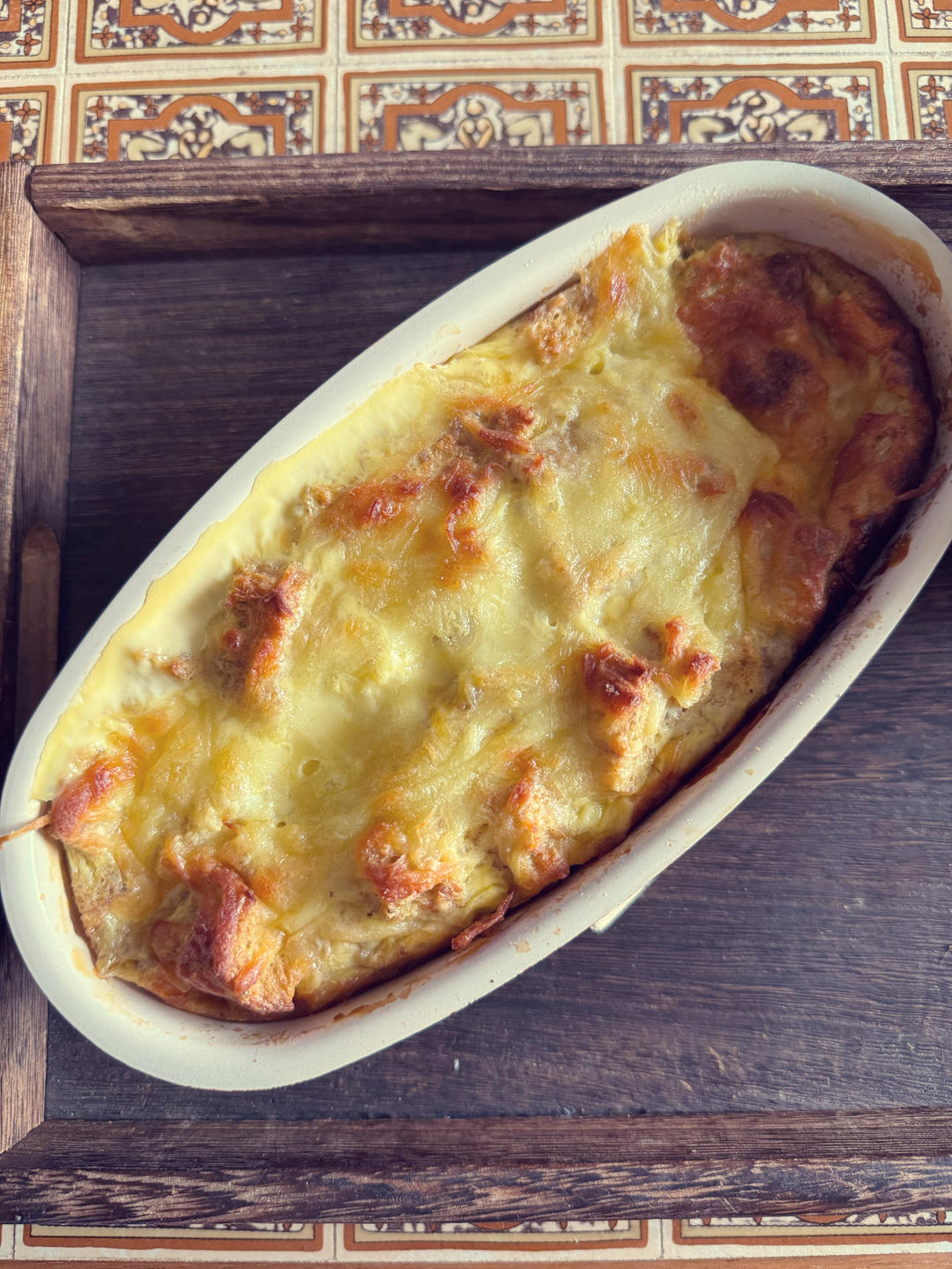 香蕉吐司蛋奶布丁