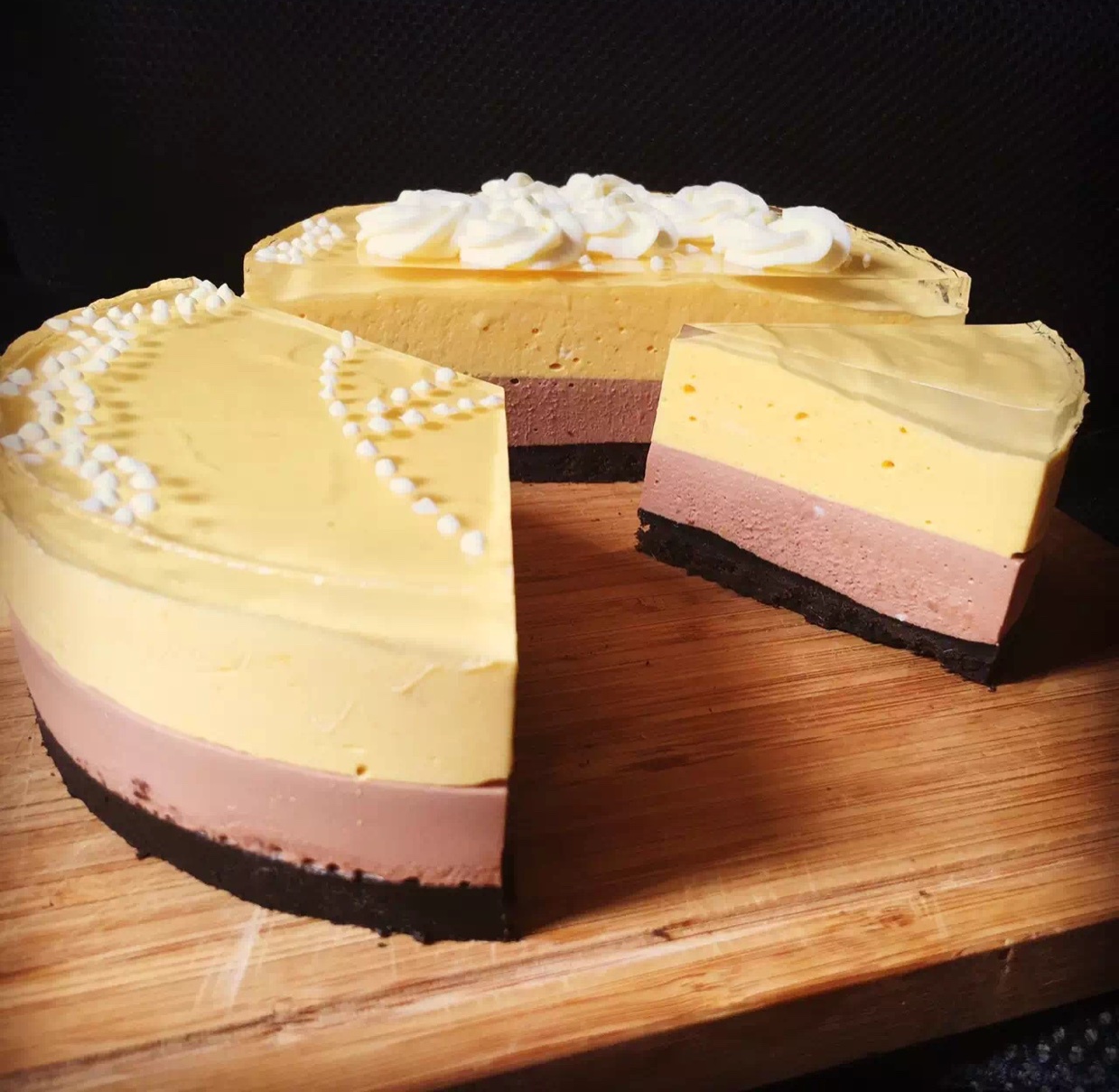 巧克力芒果慕斯