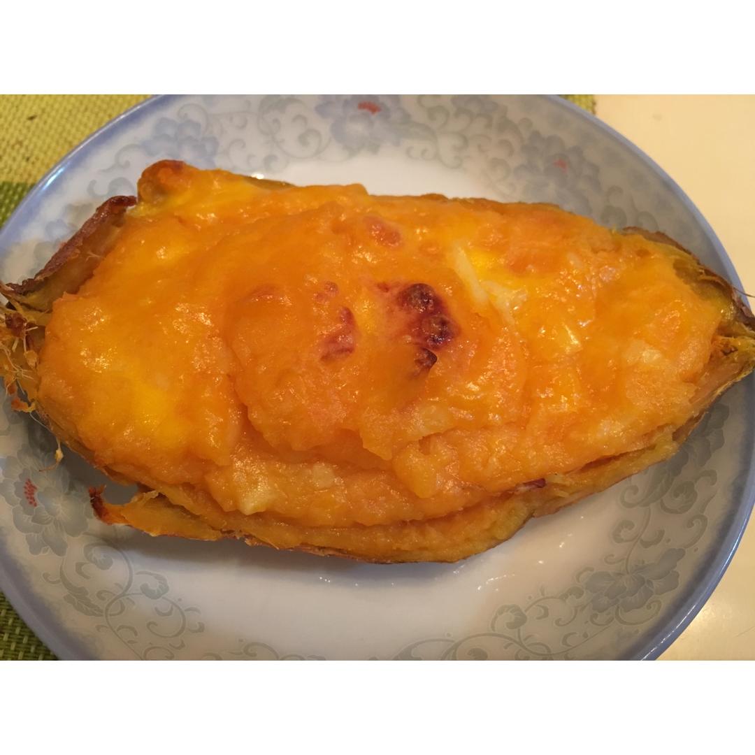 芝士奶油焗红薯