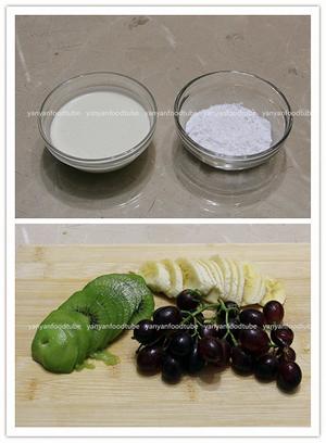 奶油蛋白水果蛋糕Pavlova的做法 步骤7