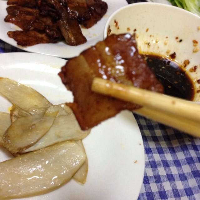 蚝汁辣烤肉