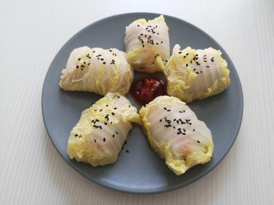 无油鸡胸肉白菜卷🔥减脂餐超级嫩香