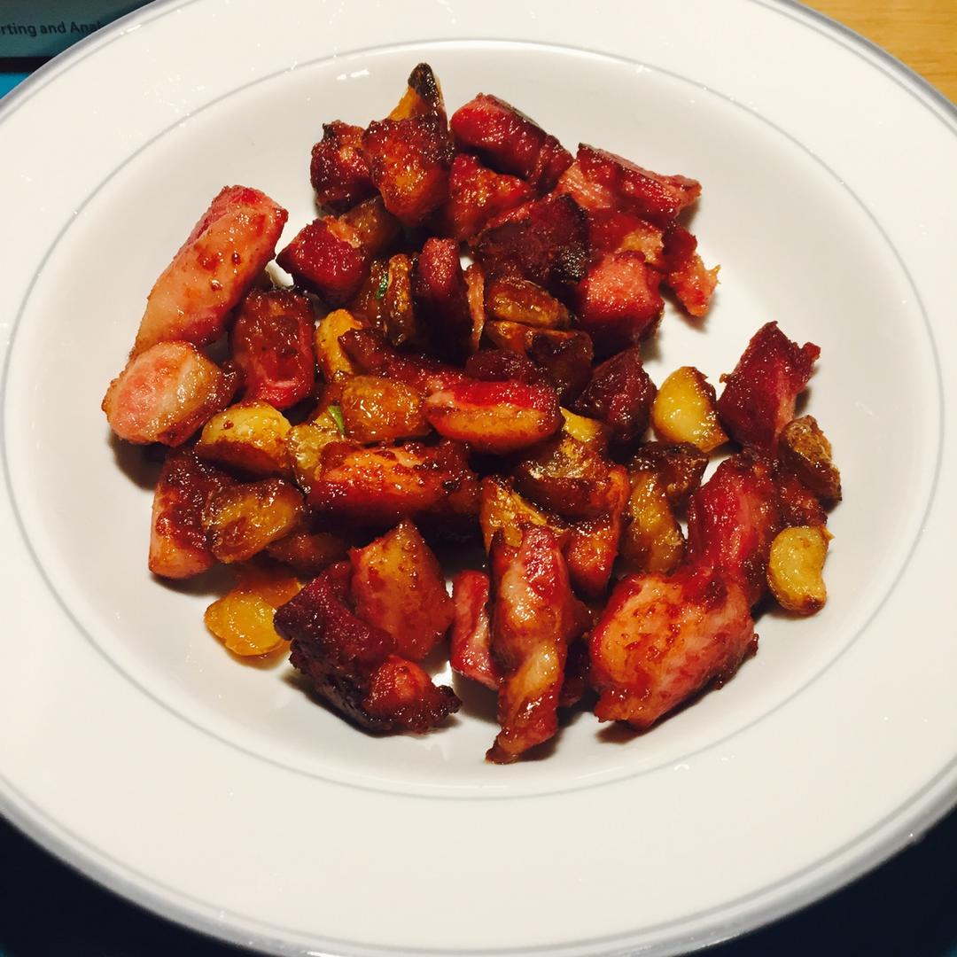 香蒜孜然猪肉粒-解馋神器