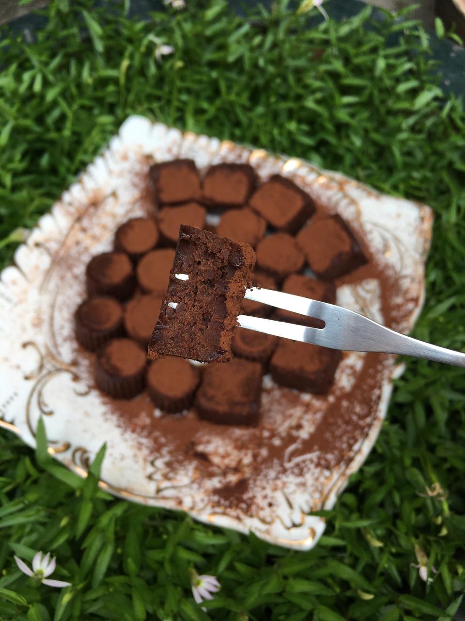 入口即化可可脂生巧(消耗可可脂、可可液块)的做法