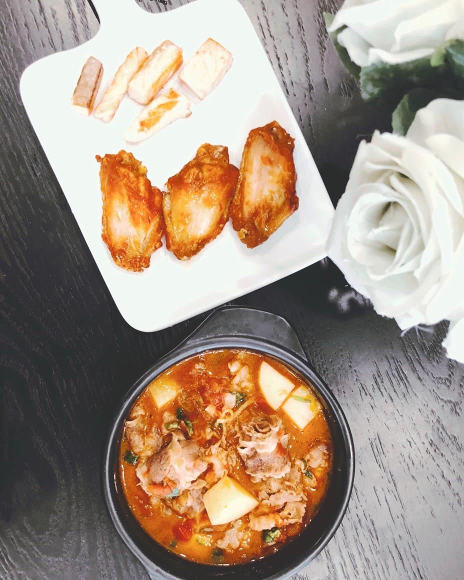 番茄土豆肥牛锅