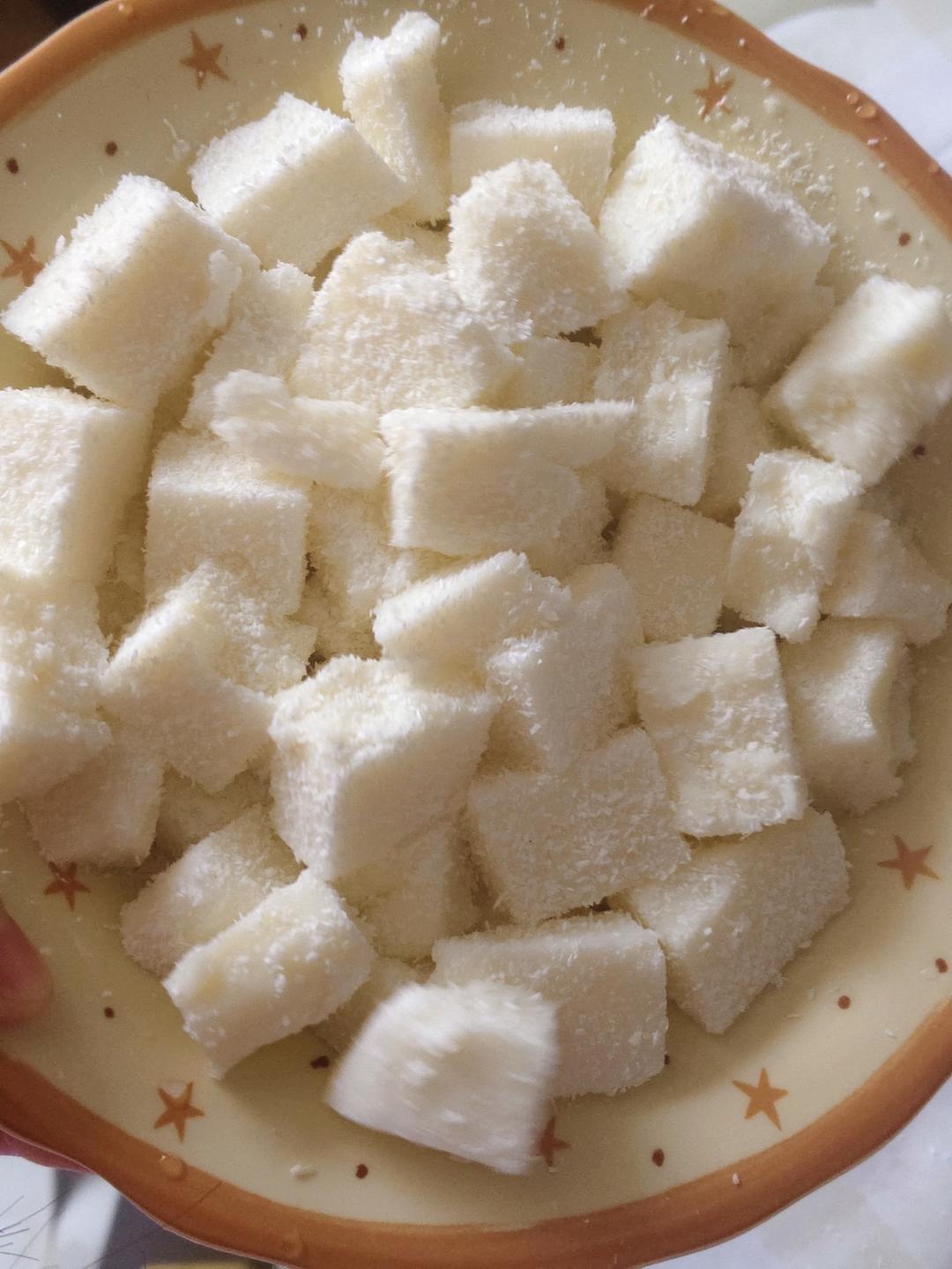 椰蓉牛奶小方（不用淡奶油，炼奶）